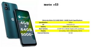 Motorola e13