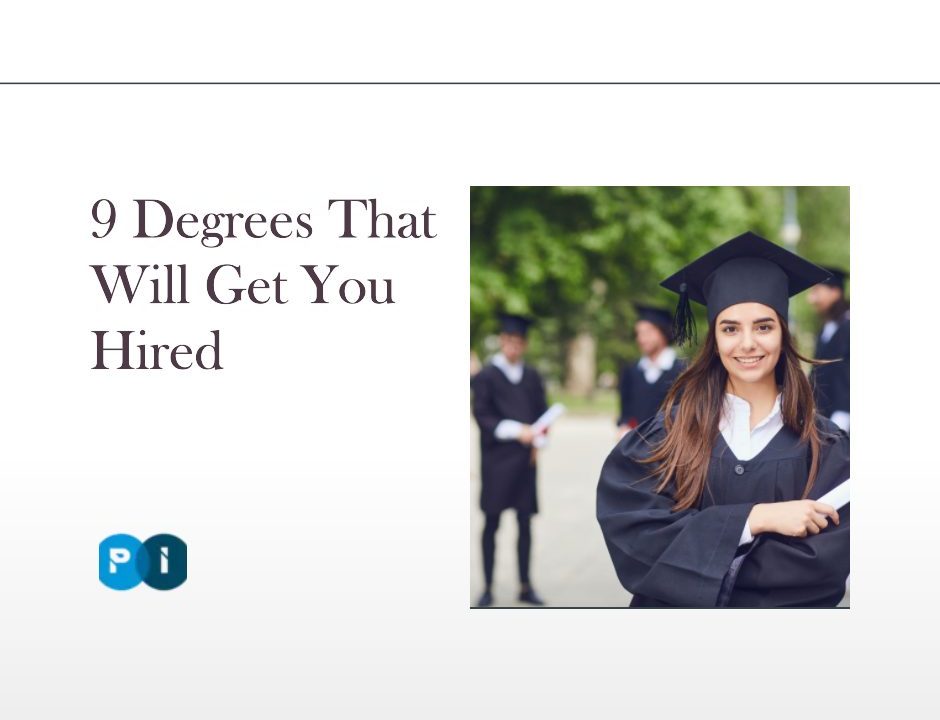 The 9 Degrees That Will Get You Hired in Today's Market
